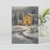 "Kerstwarmte" Kaart (Staand voorkant)