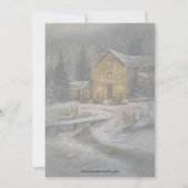 "Kerstwarmte" Kaart (Achterkant)
