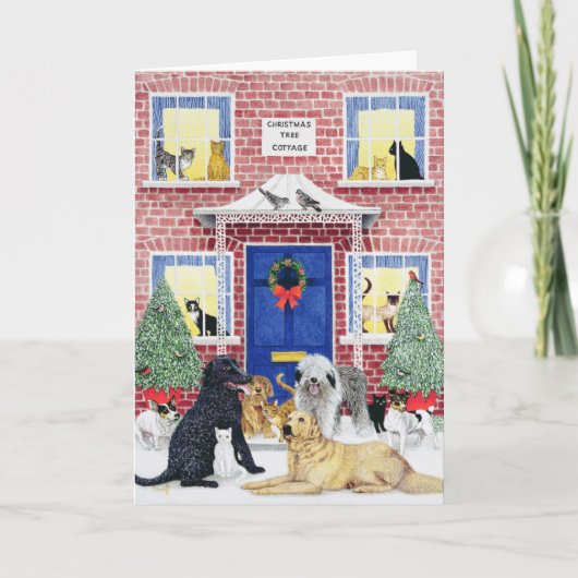 kerstwarmth feestdagen kaart (Voorkant)