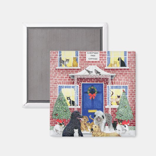 kerstwarmth magneet (Voorkant / Achterkant)