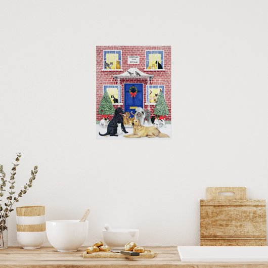 kerstwarmth poster (Keuken)