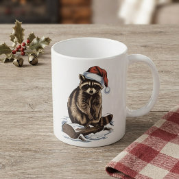 Kerstwasbeer Koffiemok