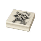 Kerstwasbeer Rubberstempel (Stempel)