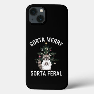 Kerstwasbeer Soms Blij Soms Wild Kerstmis Case-Mate iPhone Case
