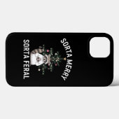 Kerstwasbeer Soms Blij Soms Wild Kerstmis Case-Mate iPhone Case (Achterkant (horizontaal))