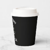 Kerstwasbeer Sorta Merry Sorta Feral Xmas Papieren Bekers (Links)