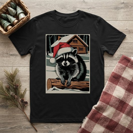 Kerstwasbeer T-shirt