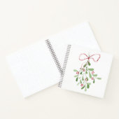 kerstWaterverf Mistletoe Journal Notitieboek (Binnen)