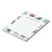 kerstWaterverf Notitieblok (Linkerzijde)