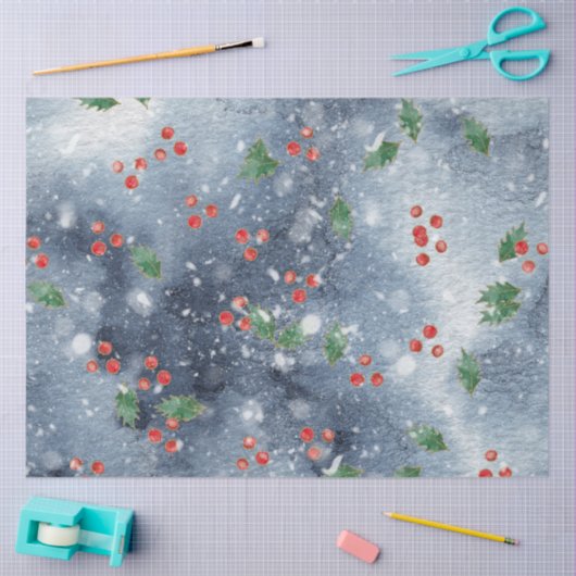 kerstWaterverf Papier II Design 6 (Craft)