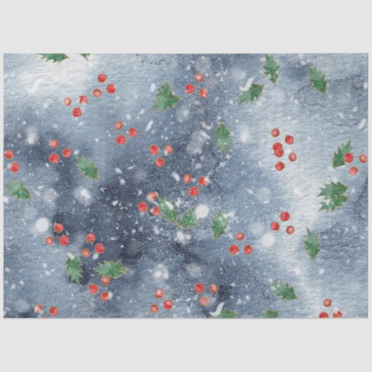 kerstWaterverf Papier II Design 6 (Voorkant)