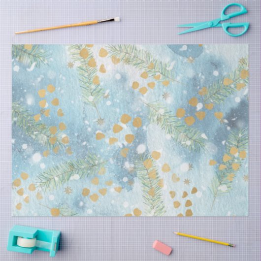 kerstWaterverf Papier II Design 7 (Craft)