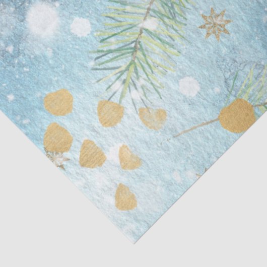 kerstWaterverf Papier II Design 7 (Detail)