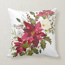 kerstWaterverf Poinsettia