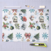 kerstWaterverf Tissuepapier (Craft)