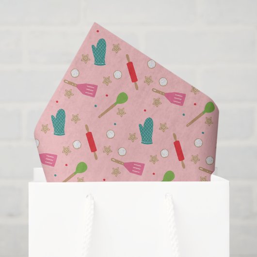 Kerstweefselpapier Baking Spirits Bright Tissuepapier (Cadeauzakje)