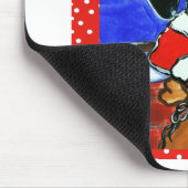 Kerstween Dachshund Muismat (Hoek)