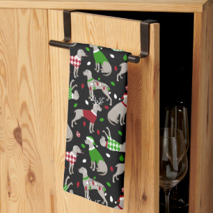 kerstweimaraner Dog Theedoek