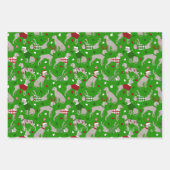 kerstweimaraner Dog Wrapping Paper Sheets (Voorkant 2)