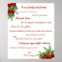 Kerstwelkomstfamilie en vriendschapsreceptie