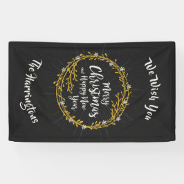 Kerstwens aangepaste naambanner spandoek