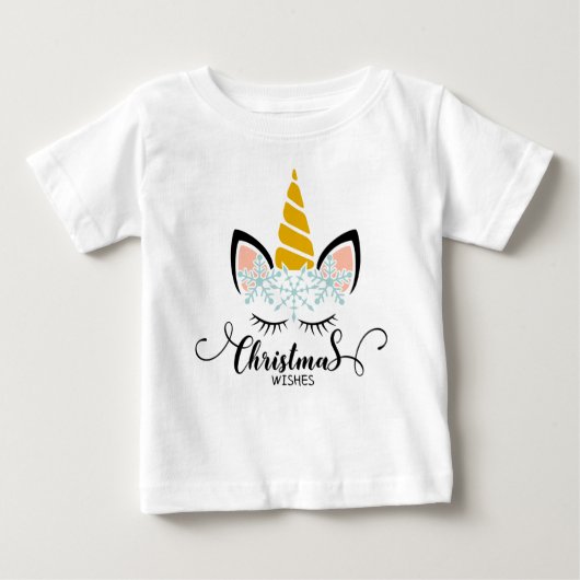 Kerstwens baby T-Shirt (Voorkant)