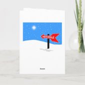 Kerstwens Brief van Sinterklaas (mannelijk) Feestdagen Kaart (Achterkant)