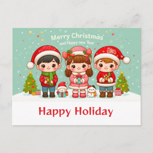 Kerstwens Briefkaarten (Voorkant)