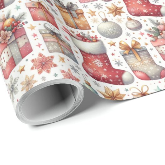 kerstwens cadeaupapier (Rol Hoek)