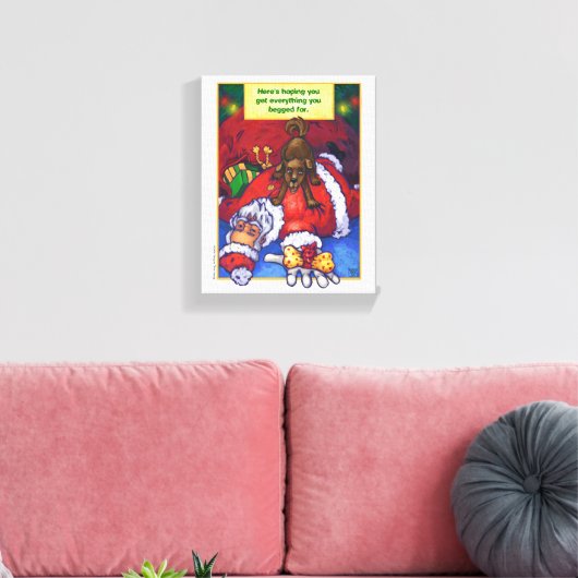 kerstwens canvas afdruk (Insitu (Woonkamer))
