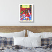 kerstwens canvas afdruk (Insitu (Slaapkamer))