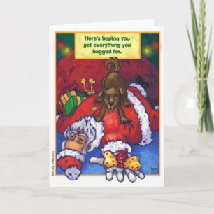 kerstwens feestdagen kaart