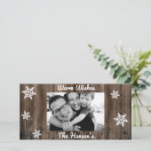 kerstwens feestdagenkaart (Staand voorkant)