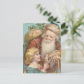 kerstwens feestdagenkaart (Staand voorkant)