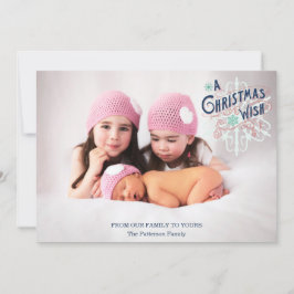 Kerstwens Feestdagenkaart