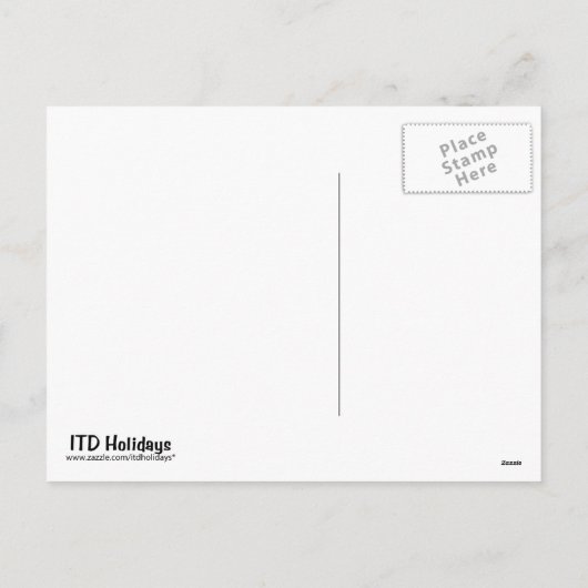 kerstwens feestdagenkaart (Achterkant)