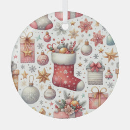 kerstwens glas ornament