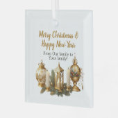  kerstwens glas ornament (Voorkant links)