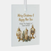 kerstwens glas ornament (Voorkant Rechts)