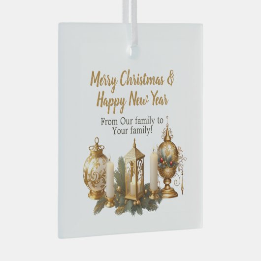  kerstwens glas ornament (Voorkant Rechts)