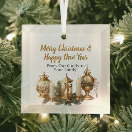 kerstwens glas ornament