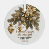 kerstwens glas ornament (Achterkant)