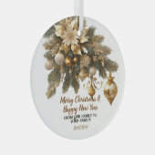  kerstwens glas ornament (Voorkant Rechts)