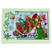 kerstwens groot cadeauzakje (Voorkant)