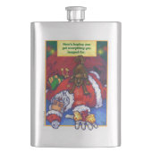 kerstwens heupfles (Voorkant)