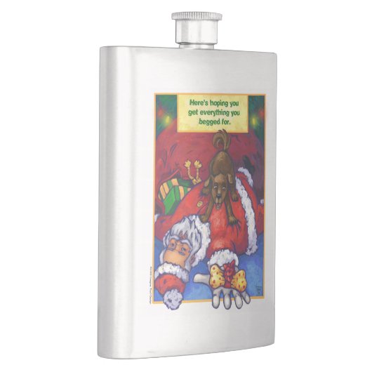 kerstwens heupfles (Rechts)