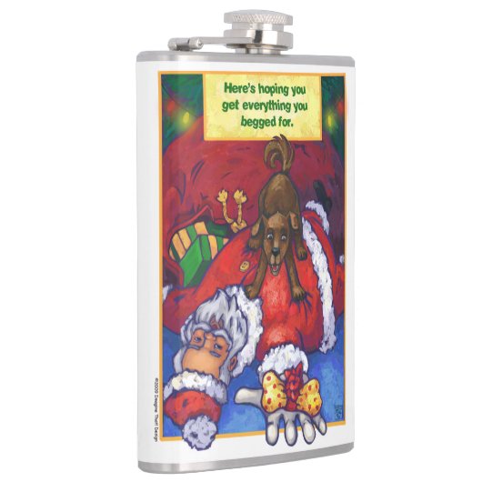 kerstwens heupfles (Rechts)