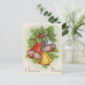 Kerstwens Jingle Bells Feestdagenkaart (Staand voorkant)