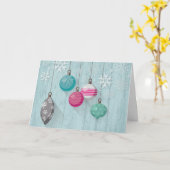 kerstwens kaart (Gele Bloem)