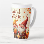 Kerstwens kabouter latte mok (Rechterhoek)